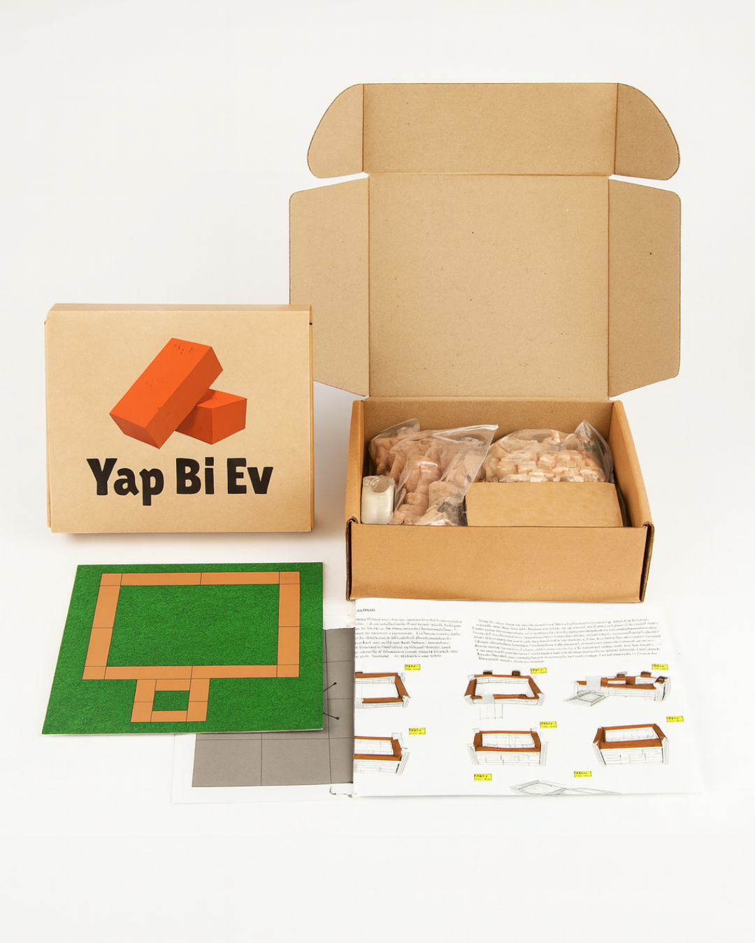 YapBiEv® Diorama Kendin Yap İnşaat Kiti (435 PARÇA)