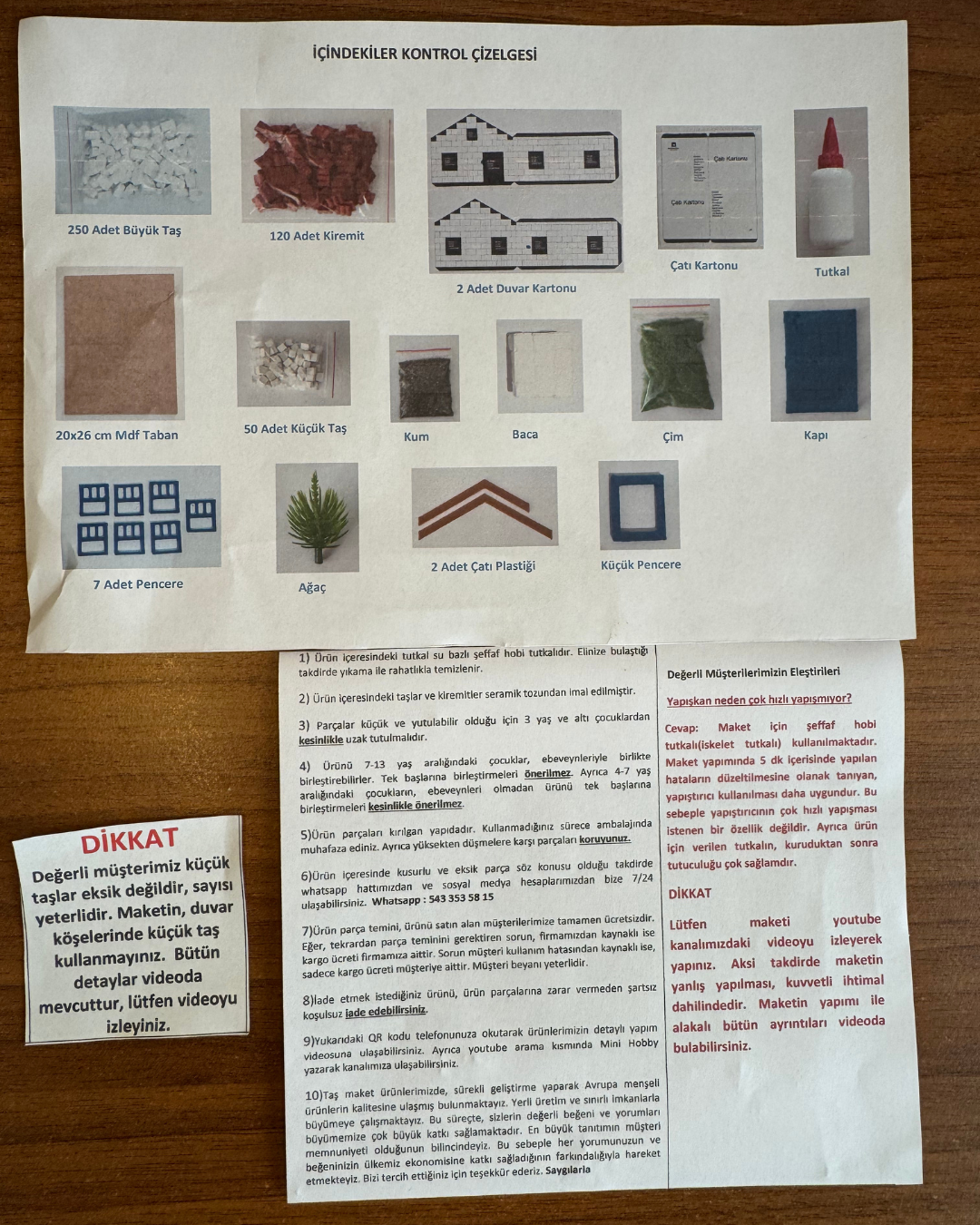 YapBiEv® Diorama Kendin Yap Yayla Evi
