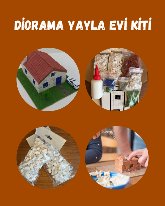 YapBiEv® Diorama Kendin Yap Yayla Evi